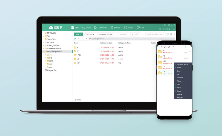 文件同步,文件远程访问,企业云盘,云盒子